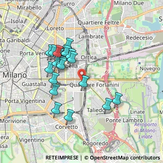 Mappa Via L. de Andreis, 20137 Milano MI, Italia (1.6735)
