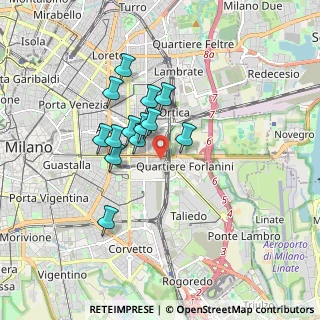 Mappa Via L. de Andreis, 20137 Milano MI, Italia (1.33538)