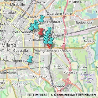 Mappa Via L. de Andreis, 20137 Milano MI, Italia (1.3675)