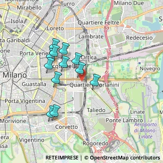 Mappa Via L. de Andreis, 20137 Milano MI, Italia (1.60167)