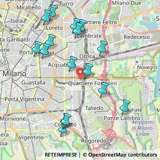 Mappa Via L. de Andreis, 20137 Milano MI, Italia (2.3425)