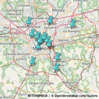Mappa Via L. de Andreis, 20137 Milano MI, Italia (5.91929)