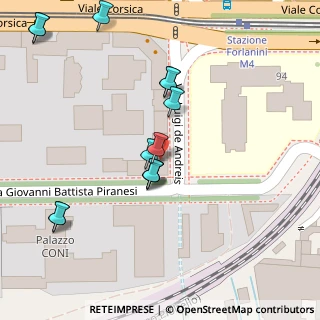 Mappa Via L. de Andreis, 20137 Milano MI, Italia (0.06471)
