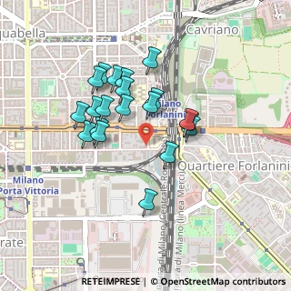 Mappa Via L. de Andreis, 20137 Milano MI, Italia (0.383)