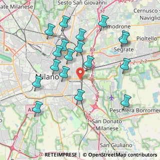 Mappa Via L. de Andreis, 20137 Milano MI, Italia (4.08944)