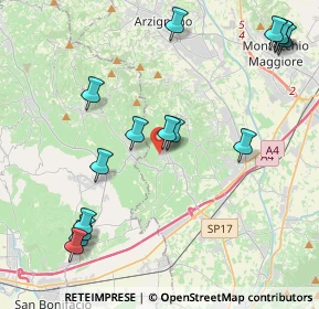 Mappa Via Borgolecco, 36053 Gambellara VI, Italia (4.91733)