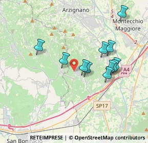 Mappa Via Borgolecco, 36053 Gambellara VI, Italia (3.35909)