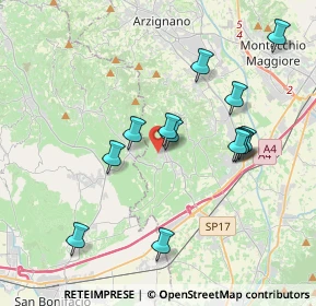 Mappa Via Borgolecco, 36053 Gambellara VI, Italia (3.65923)