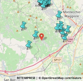 Mappa Via Borgolecco, 36053 Gambellara VI, Italia (4.936)