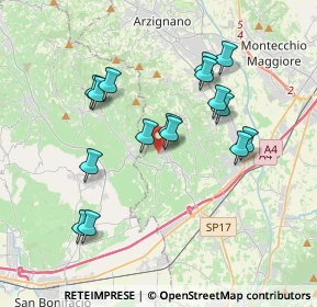 Mappa Via Borgolecco, 36053 Gambellara VI, Italia (3.43938)