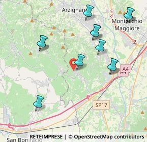 Mappa Via Borgolecco, 36053 Gambellara VI, Italia (4.45)