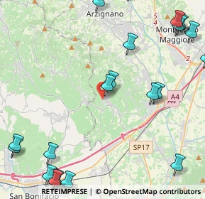 Mappa Via Borgolecco, 36053 Gambellara VI, Italia (6.3035)