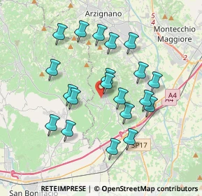 Mappa Via Borgolecco, 36053 Gambellara VI, Italia (3.419)