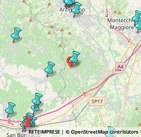 Mappa Via Borgolecco, 36053 Gambellara VI, Italia (6.913)