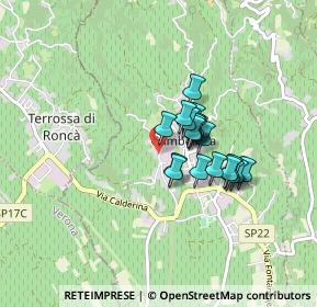 Mappa Via Borgolecco, 36053 Gambellara VI, Italia (0.566)