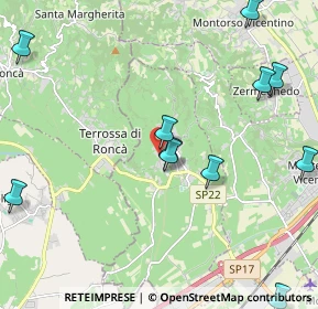 Mappa Via Borgolecco, 36053 Gambellara VI, Italia (2.57091)