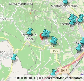 Mappa Via Borgolecco, 36053 Gambellara VI, Italia (2.688)