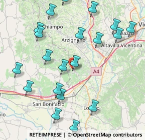Mappa Via Borgolecco, 36053 Gambellara VI, Italia (9.563)