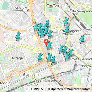 Mappa Via del Fusaro, 20146 Milano MI, Italia (0.8445)