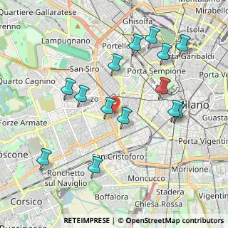 Mappa Via del Fusaro, 20146 Milano MI, Italia (2.06571)