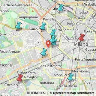 Mappa Via del Fusaro, 20146 Milano MI, Italia (2.22364)