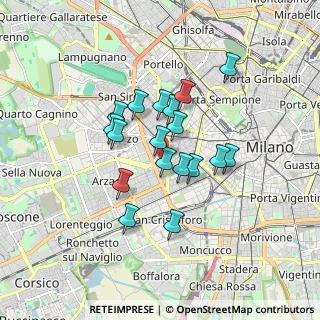 Mappa Via del Fusaro, 20146 Milano MI, Italia (1.32556)