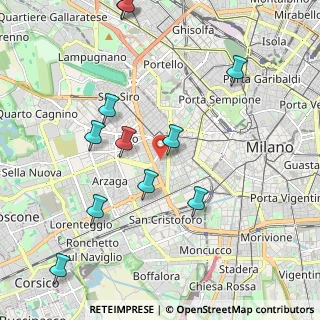 Mappa Via del Fusaro, 20146 Milano MI, Italia (2.47)