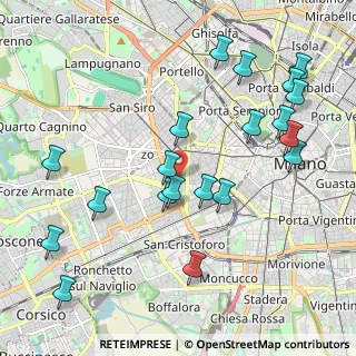 Mappa Via del Fusaro, 20146 Milano MI, Italia (2.308)