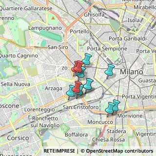 Mappa Via del Fusaro, 20146 Milano MI, Italia (1.14923)