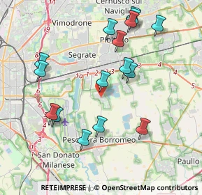 Mappa Via Toscana, 20068 Peschiera Borromeo MI, Italia (4.17)