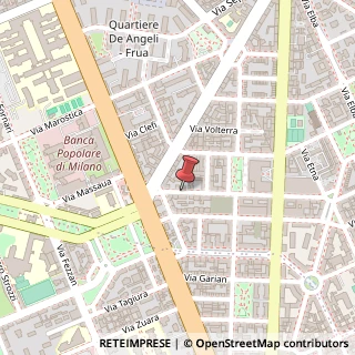 Mappa Via Antonio Cecchi,  9, 20146 Milano, Milano (Lombardia)