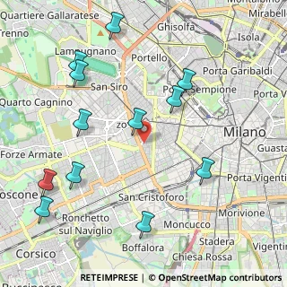 Mappa Via Antonio Cecchi, 20146 Milano MI, Italia (2.4175)