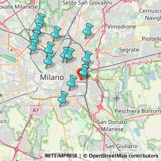 Mappa Via Giovanni Battista Piranesi, 20137 Milano MI, Italia (3.95)