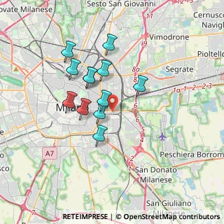 Mappa Via Giovanni Battista Piranesi, 20137 Milano MI, Italia (2.89667)