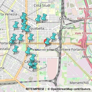 Mappa Via Giovanni Battista Piranesi, 20137 Milano MI, Italia (1.197)
