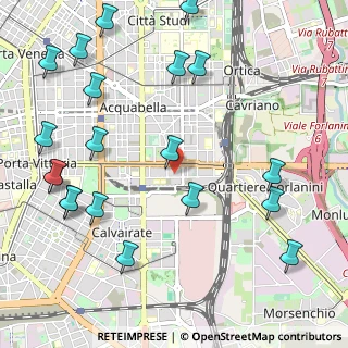 Mappa Via Giovanni Battista Piranesi, 20137 Milano MI, Italia (1.367)