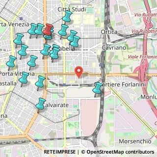 Mappa Via Giovanni Battista Piranesi, 20137 Milano MI, Italia (1.3085)