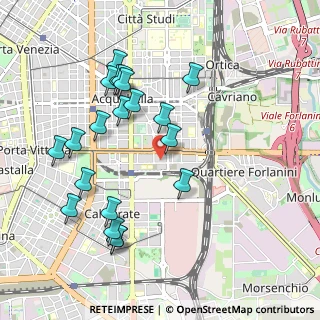 Mappa Via Giovanni Battista Piranesi, 20137 Milano MI, Italia (1.027)