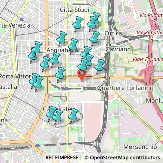 Mappa Via Giovanni Battista Piranesi, 20137 Milano MI, Italia (1.0025)