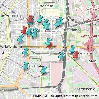Mappa Via Giovanni Battista Piranesi, 20137 Milano MI, Italia (1.0555)