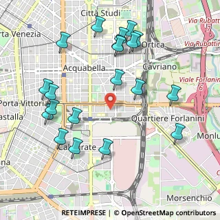 Mappa Via Giovanni Battista Piranesi, 20137 Milano MI, Italia (1.139)