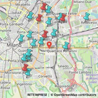 Mappa Via Giovanni Battista Piranesi, 20137 Milano MI, Italia (2.2855)