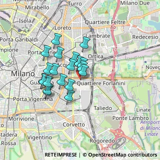 Mappa Via Giovanni Battista Piranesi, 20137 Milano MI, Italia (1.377)