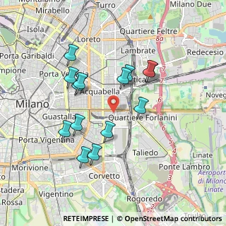 Mappa Via Giovanni Battista Piranesi, 20137 Milano MI, Italia (1.69429)