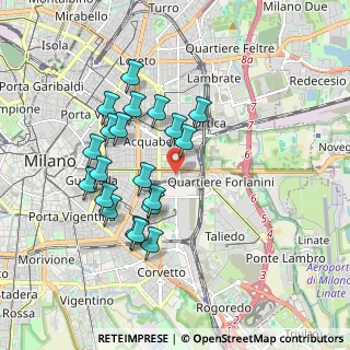 Mappa Via Giovanni Battista Piranesi, 20137 Milano MI, Italia (1.7015)
