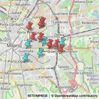 Mappa Via Giovanni Battista Piranesi, 20137 Milano MI, Italia (1.43071)