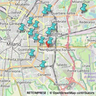 Mappa Via Giovanni Battista Piranesi, 20137 Milano MI, Italia (2.15067)