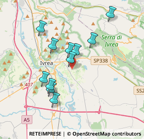 Mappa Viale Friuli, 10015 Ivrea TO, Italia (3.29909)