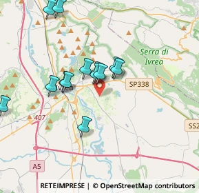 Mappa Viale Friuli, 10015 Ivrea TO, Italia (3.74929)