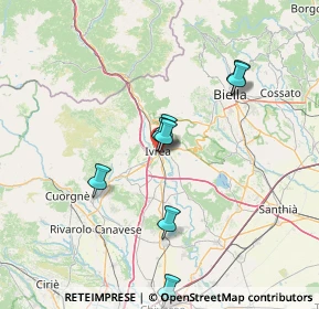 Mappa Via Bertinatti, 10015 Ivrea TO, Italia (31.46647)